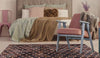 Luxury Geometric Contemporary Leather Handmade Tufted Rio Vega Beige