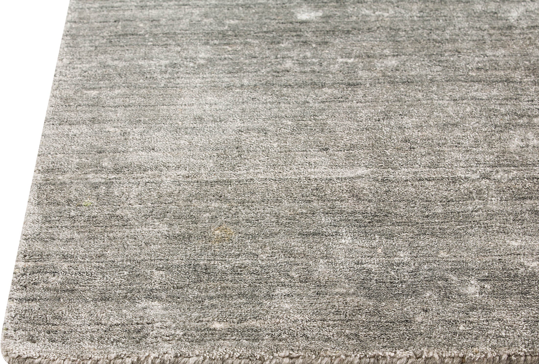 Silky Soft Texture Solid Platinum bamboo Silver Rug Carpet